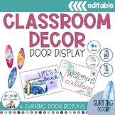 Classroom Door Display | Surfing Classroom Decor