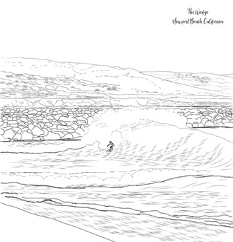 Preview of Newport Beach California Coloring Page