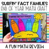 Surfing For Fact Families Math Craftivity | Fact Families 