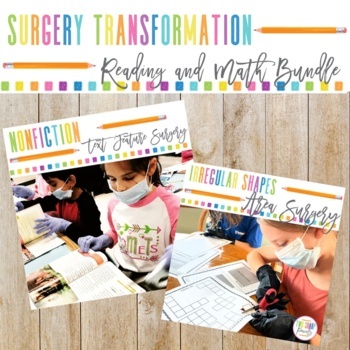 Preview of Surgery Room Transformation Bundle | Text Feature and Irregular Shapes Surgery