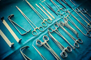 Preview of Surgical Instruments and Sterile Field Google Slides Presentation