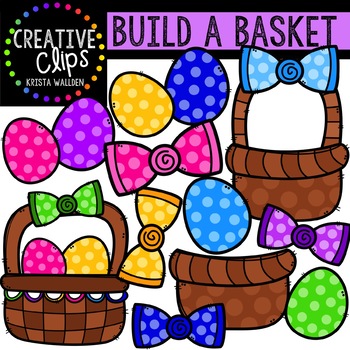 Preview of Build an Easter Basket: Easter Clipart {Creative Clips Digital Clipart}