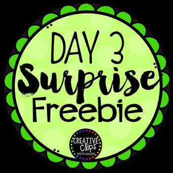 Preview of Surprise Freebie #3 {Creative Clips Digital Clipart}