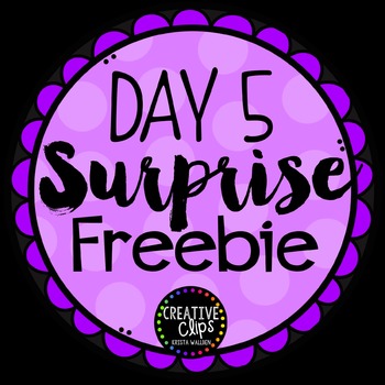 Preview of Surprise Freebie #5 {Creative Clips Digital Clipart}