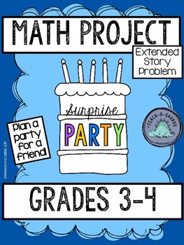 Preview of Surprise Party: A Math Project for 3rd and 4th Graders