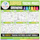 Surprise Tracing Images Clipart Growing Bundle