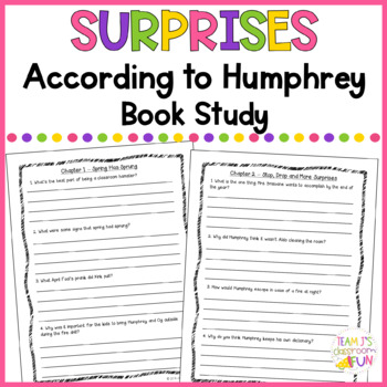 Surprises According to Humphrey - Book Study