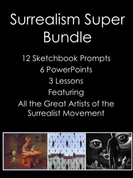 Preview of Surrealism Super Bundle: Middle and High School Art