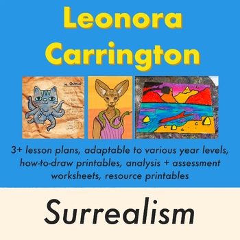Preview of Surrealism art lessons: Leonora Carrington