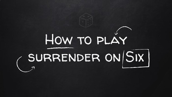 Preview of Surrender on Six!  Latin Verb Conjugation Game
