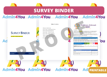 Preview of Survey Binder