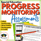 Progress Monitoring Assessments - Special Education