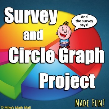 Preview of Geometry: Survey and Circle Graph Project Made Fun!