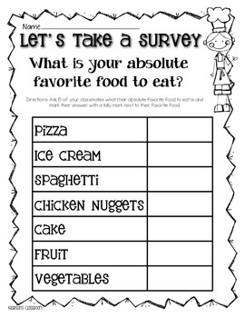 Favorite Food Survey