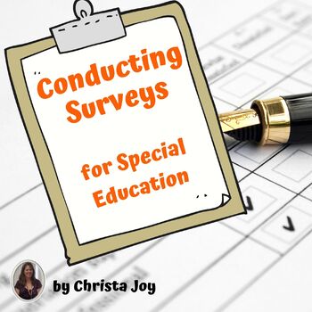Preview of Surveys Creating and Conducting for Special Education PRINT AND DIGITAL