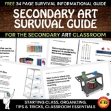 12 Art Sub Lessons with Editable Binder – A Space to Create Art