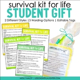 Survival Kit for Life Student Gift for the End of the Year