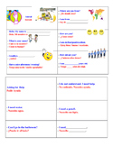 Survival cards for newcomer ELL
