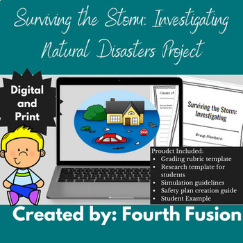 Preview of Surviving the Storm: Investigating Natural Disasters Research Project