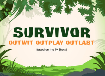 Preview of Survivor For the Classroom - Based on the TV Show!