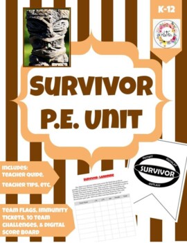 Preview of Survivor Unit-P.E./Team Building