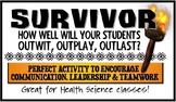 Survivor the Game- Will Your Students Survive? Great for H