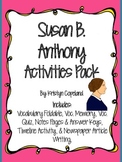 Susan B. Anthony Activities Pack