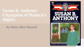Preview of Susan B. Anthony // Bookworms Shared Read wks 20-23
