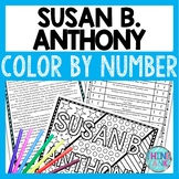 Susan B. Anthony Color by Number, Reading Passage and Text