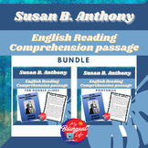Susan B. Anthony - English Biography Activity Bundle - Wom