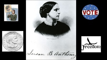 Susan B. Anthony PowerPoint By Samantha Gilmer | TPT