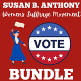 SUSAN B ANTHONY | Worksheets Activities Women's Suffrage V