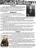 Preview of Susan B Anthony Worksheet
