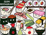 Sushi Restaurant (Digital Clip Art)