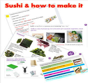 Preview of Sushi and How to make Sushi Rolls