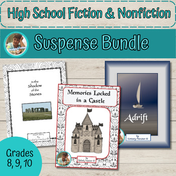 Preview of High School Reading Comprehension: Fiction and Nonfiction Suspense Bundle