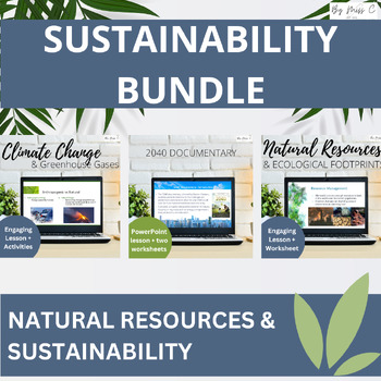 Preview of Sustainability Bundle | Natural resources, ecological footprint, sustainability