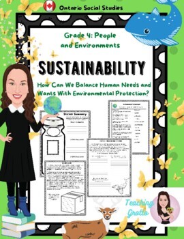 Preview of Sustainability In Canada. Social Studies Ontario. Junior. Water.