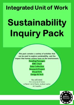 Preview of Sustainability Inquiry Bundle