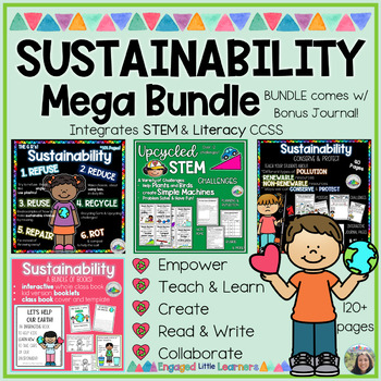 Preview of Sustainability MEGA Bundle | Earth Day | Sustainable Choices for Kids