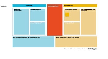 Preview of Sustainability Notes Template and Key