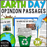 Earth Day Opinion Passages - Sustainability Reading Passag