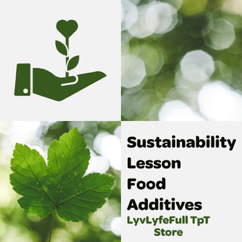 Preview of Sustainability Slides and Food Additives Project