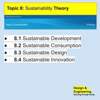 Preview of Sustainability Theory IB DP DT Topic 8