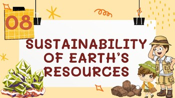 Preview of Sustainability of Earth's Resources - BC Curriculum