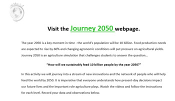 Preview of Sustainable Agriculture: Journey 2050