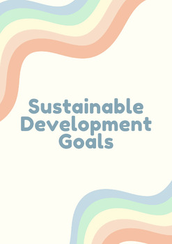 Preview of Sustainable Development Goals (Writing, Speaking and Listening)