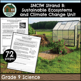 Sustainable Ecosystems and Climate Change Workbook (Grade 