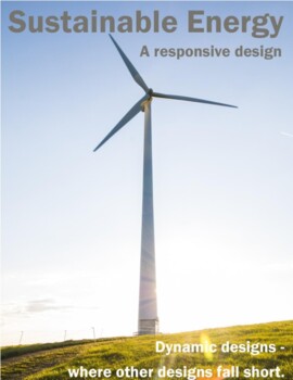 Preview of Sustainable Energy Design Prompt 6 Pack .PDF - Distance Learning - IB MYP STEM