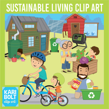 Preview of Sustainable Living Clip Art